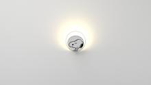  GRW-S-SIL-SN1-PI - Peanuts® Gravy Wall Sconce - Silver body, Snoopy plates - Plug-in